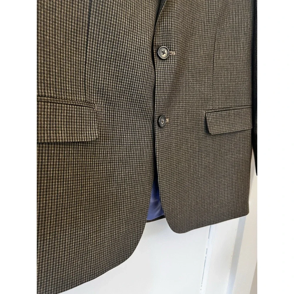 CHAPS RALPH LAUREN Men's Size 46 Blazer Sport Coat Suit Jacket Brown